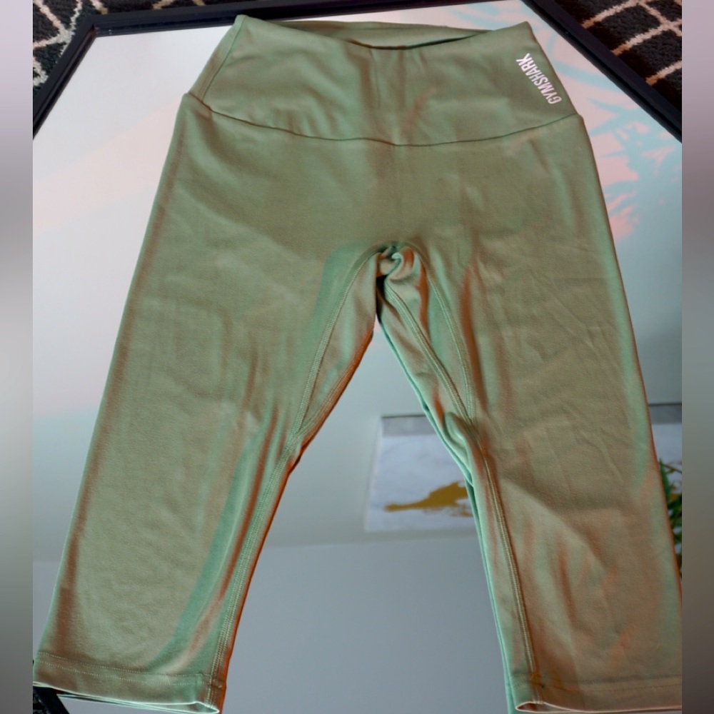 Gymshark Womens Mint Green High Rise Leggings Size XS Training Gym Active